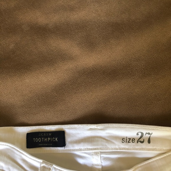 J. Crew White Toothpick Jeans - Picture 3 of 3